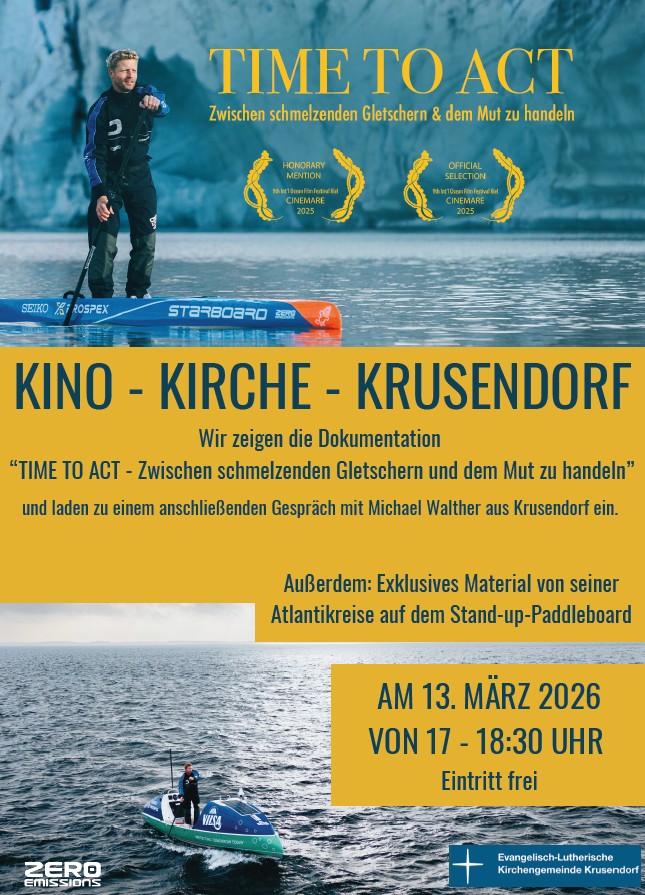 „Time To Act“ – Michael Walther 13.3.2026 in Schwedeneck