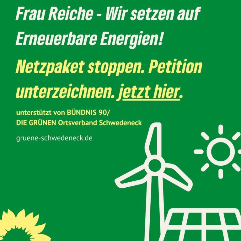 Rettet die erneuerbaren Energien